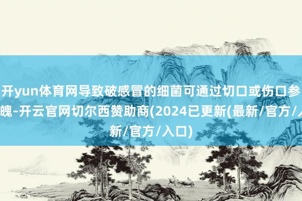 开yun体育网导致破感冒的细菌可通过切口或伤口参加体魄-开云官网切尔西赞助商(2024已更新(最新/官方/入口)